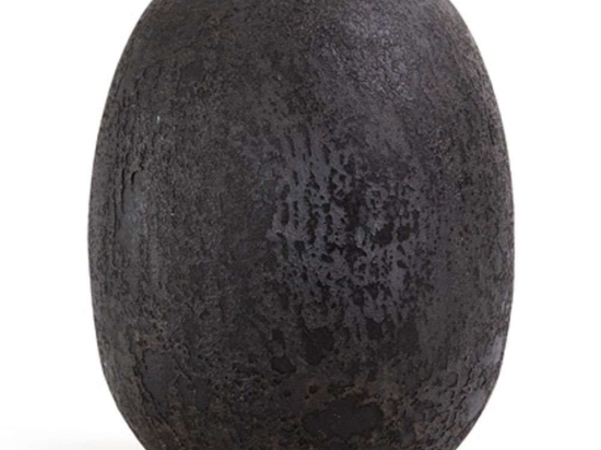 Βάζο Siso Nic 0630060 22x22x31cm Black Soulworks Κεραμικό