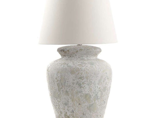 Φωτιστικό Επιτραπέζιο Zimp 0630003 (35x35x40cm) White Clay/Tera Soulworks Πηλός