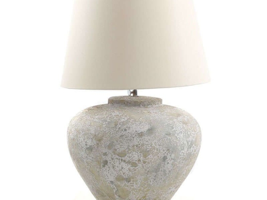Φωτιστικό Επιτραπέζιο Zimp 0630004 (35x35x30cm) White Clay/Tera Soulworks Πηλός