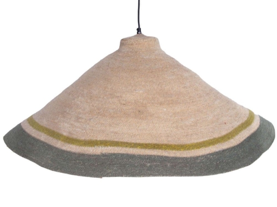 Φωτιστικό Οροφής Iguala 840012 88x88x36cm Natural-Grey Soulworks
