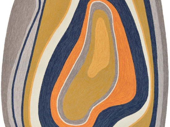 Χαλί Aura 477306 Blue-Yellow Brink & Campman 140X200cm