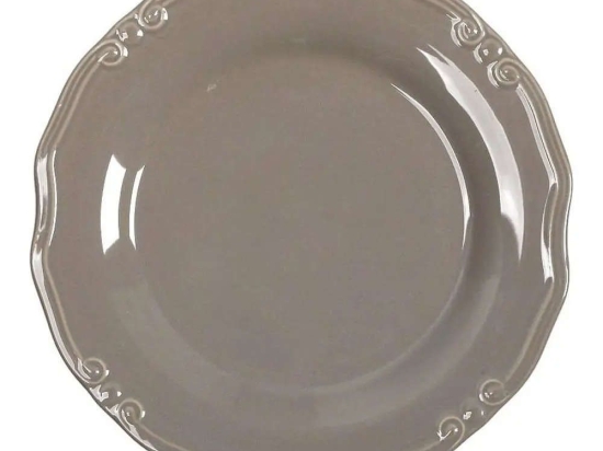 Πιάτο Φαγητού Tiffany RSG101K6 Φ27cm Brown-Grey Espiel Κεραμικό