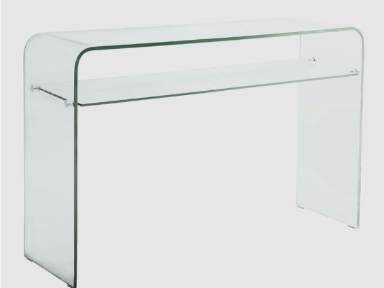 Κονσόλα Glasser Clear EM734 110X35X75 cm Γυαλί