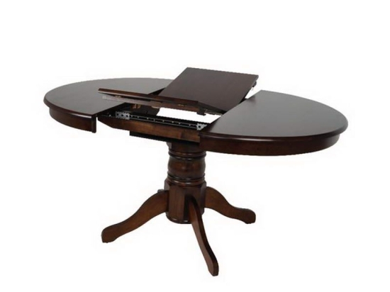Τραπέζι Επεκτεινόμενο Nirvana Ε7680,2 D.106 +30x75cm Walnut Ξύλο