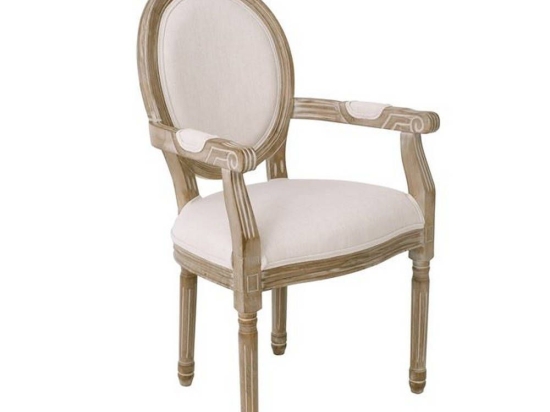 Πολυθρόνα Jameson Decape/Ecru Ε753,1 49x58x95cm Ξύλο,Ύφασμα