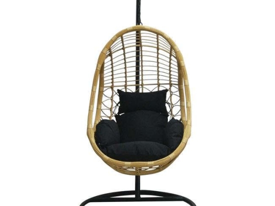 Πολυθρόνα Κρεμαστή Salsa Ε6768,1 Φ105x203cm Black