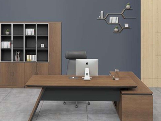 Γραφείο Αριστερή Γωνία Proline ΕΟ965,L 240x95/200x50 H.76cm Black-Walnut
