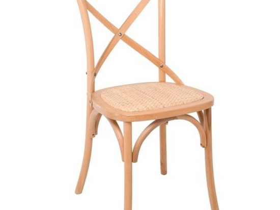 Καρέκλα Destiny Natural Ε7020,3 48x52x89cm Rattan,Ξύλο