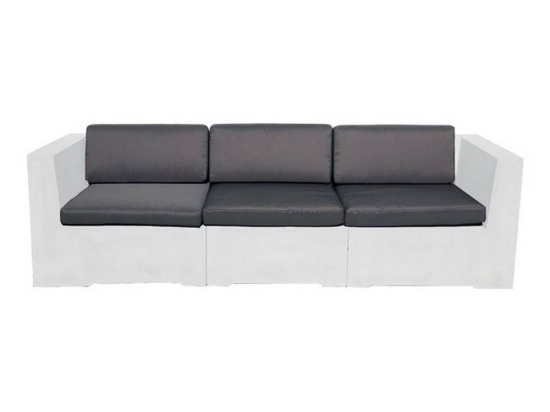 Σετ  Μαξιλάρια Concrete Τριθέσιος Καναπέ (6τ) Water Repellent Grey Ε6200,Μ Πολυέστερ