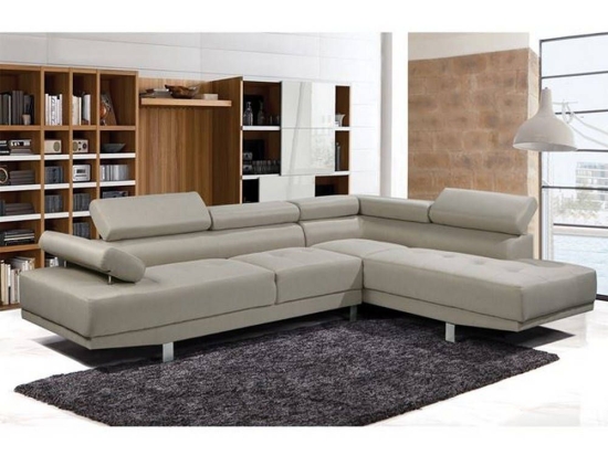 Καναπές Αριστερή Γωνία Sector Ε989,4L 268x196x79/H.84cm Beige Ύφασμα