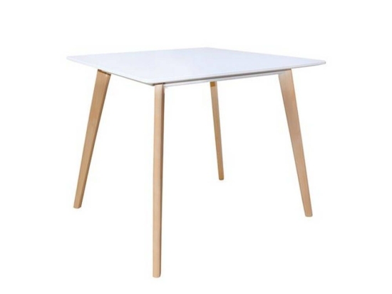 Τραπέζι White Martin Ε7100,1 80x80 H.75cm Mdf