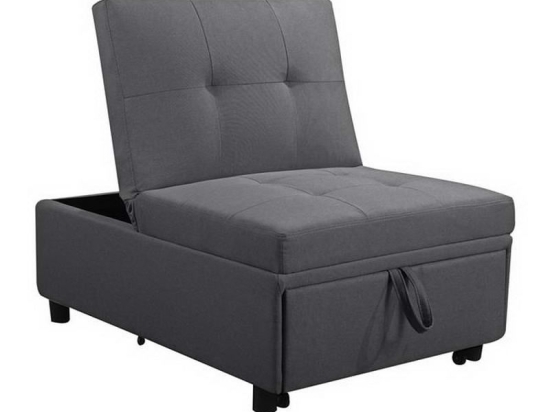 Πολυθρόνα - Κρεβάτι Imola Ε9921,01 75x106x90/75x172x44cm Light Grey Fabric