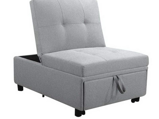 Πολυθρόνα - Κρεβάτι Imola Ε9921,02 75x106x90/75x172x44cm Light Grey Ύφασμα