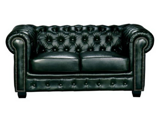 Καναπές Διθέσιος Chesterfield 689 Ε9574,23 160x92x72cm Antique Green Δέρμα