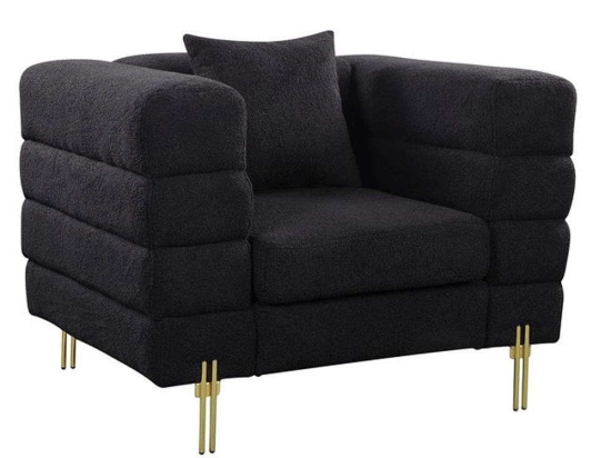 Πολυθρόνα Morris Ε9600,12 103x84x76cm Black