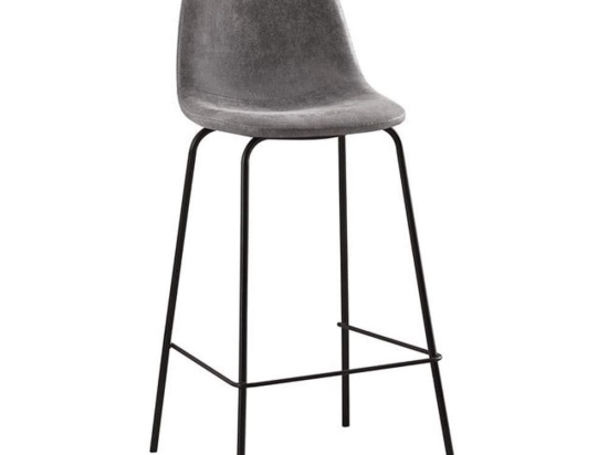 Σκαμπό Μπαρ Celina  Grey ΕΜ901,8 47x51x77/106cm Grey