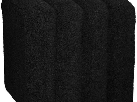 Σκαμπό Togo Teddy Ε7038,2 40x40x41cm Black