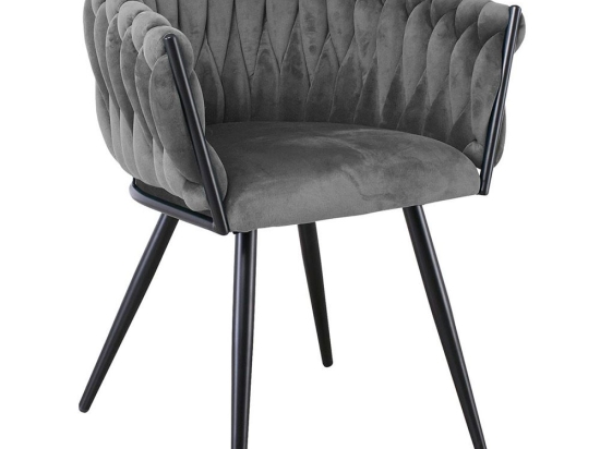 Πολυθρόνα Verdi ΕΜ786,2 64x54x80cm Black-Grey