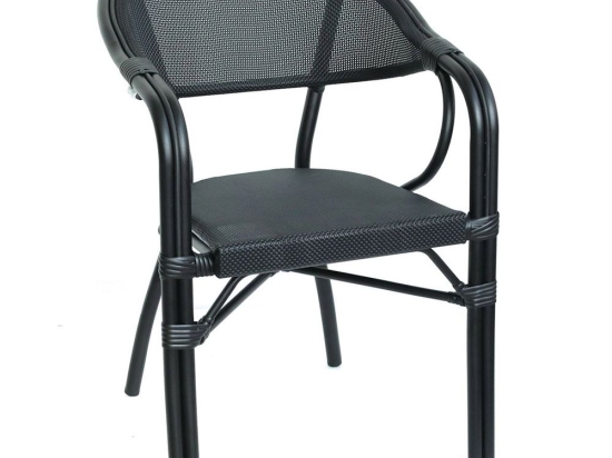 Πολυθρόνα Dining Vegera Ε258,14 57x58x83cm Black