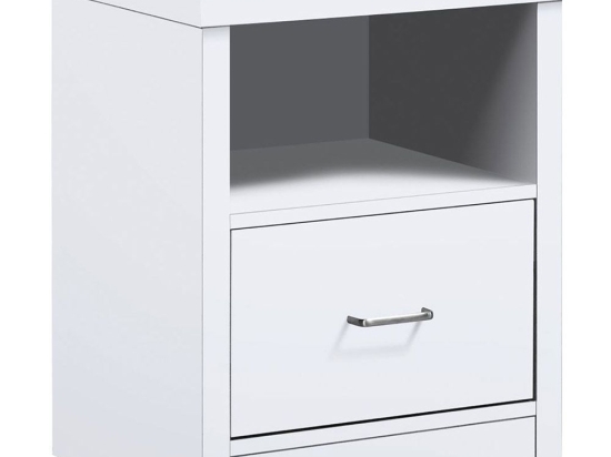 Κομοδίνο Caliber Ε7387,1 47x39x60cm White