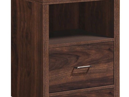 Κομοδίνο Caliber Ε7387,2 47x39x60cm Walnut