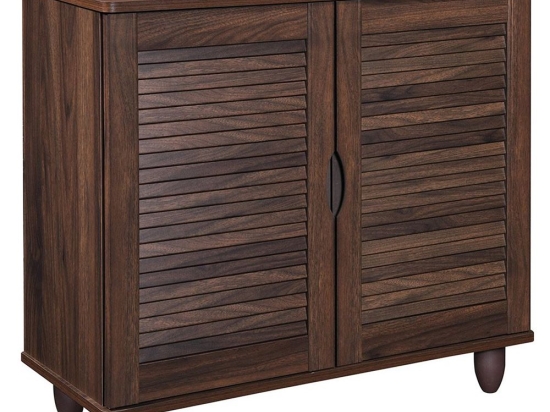 Παπουτσοθήκη 2 Πόρτες Ε83720 77x33x70cm Walnut