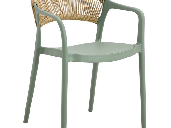 Πολυθρόνα Donna Ε3150,2 57x55x79cm Natural-Green