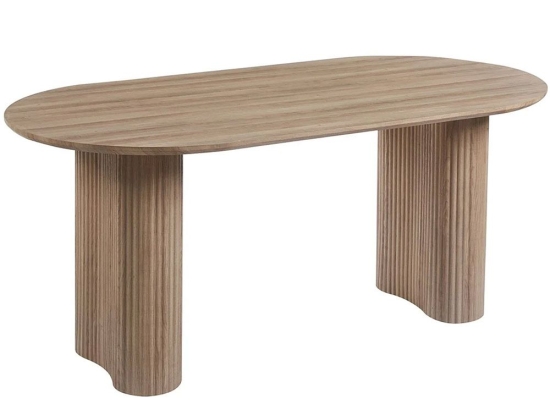Τραπέζι Diaz Ε7695,2 180x90x76cm Natural-Brown