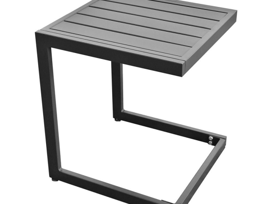 Τραπεζάκι Βοηθητικό Corte Ε6727,1 35x35x41cm Black