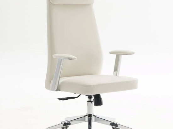 Πολυθρόνα Διευθυντή BF8800 ΕΟ612,2 68x68x120/128cm White