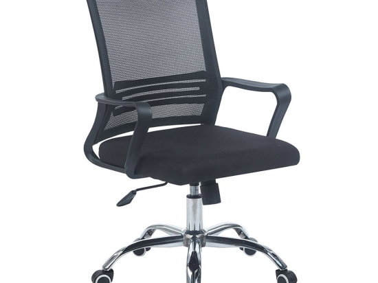 Πολυθρόνα Γραφείου BF2110-W ΕΟ256,W 59x62x90/100cm Black