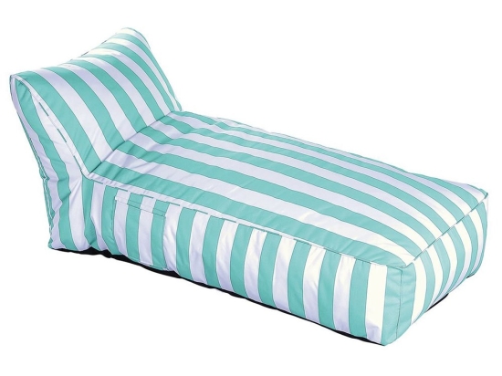 Πουφ-Ξαπλώστρα Taco Max Ε029,40 70x150x65cm Blue-White