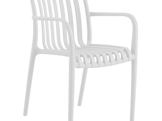 Πολυθρόνα Στοιβαζόμενη Moda-N Ε3800,1Ν 56x57x81cm White