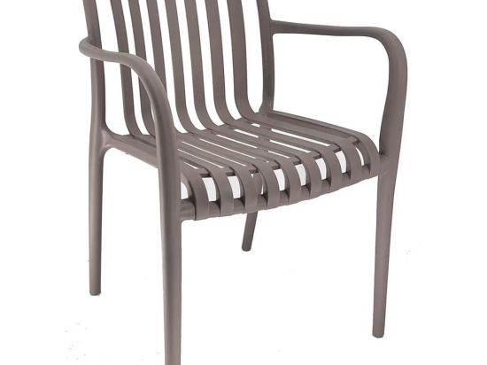 Πολυθρόνα Moda-N Στοιβαζόμενη Ε3800,3Ν 56x57x81cm Cappuccino-Beige
