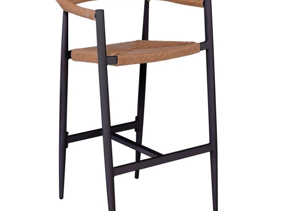 Σκαμπό Bar Mady Ε6720,1 56x58x105cm Anthracite-Natural