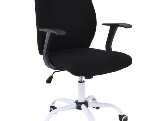 Πολυθρόνα Γραφείου BF3900 ΕΟ524,11 61x57x94/104cm White-Black