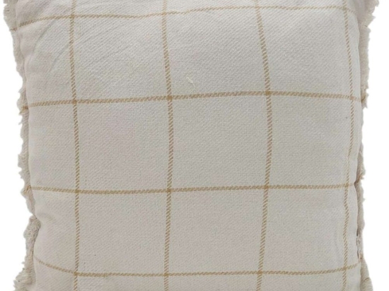 Μαξιλάρι Διακοσμητικό (Με Γέμιση) 00.02.23824 Beige 45X45 100% Βαμβάκι