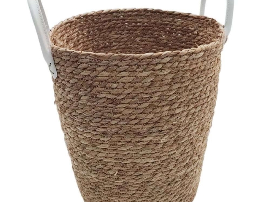 Καλάθι 00.06.61236 30x35-45cm Ψάθινο Natural Ψάθα