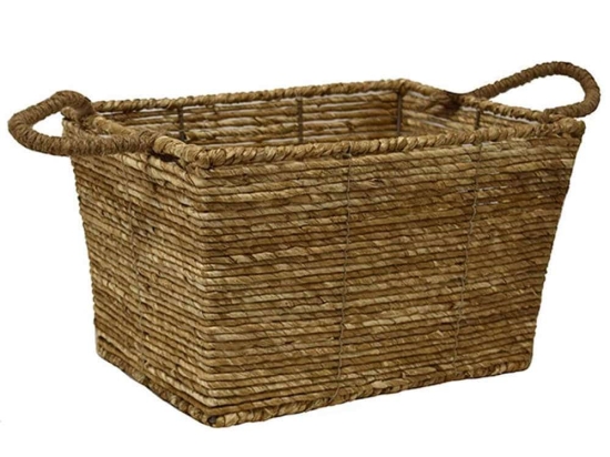 Καλάθι 00.06.67514 37x27x22cm Ψάθινο Natural Ψάθα