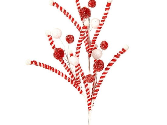 Κλαδί Ponpon Candy 00.11.96776 67cm Red-White