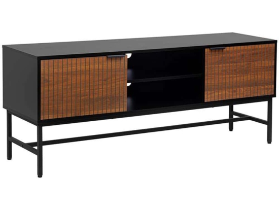 Έπιπλο Τηλεόρασης 0016-225-047 150x40x60cm Black-Sonoma
