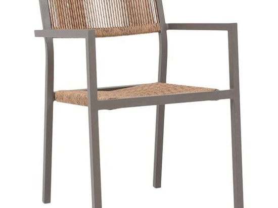 Πολυθρόνα Lesoto 0043-124-004 57x61x83cm Brown-Natural