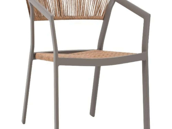 Πολυθρόνα Djenne 0043-124-007 57x61x81cm Brown-Natural
