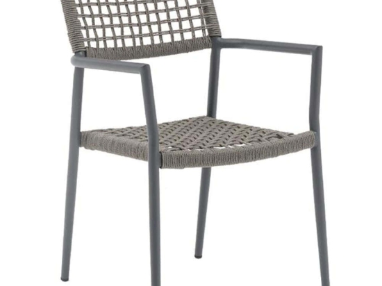 Πολυθρόνα Chiara 0044-125-012 56x58x86cm Grey