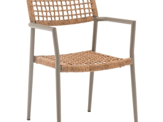 Πολυθρόνα Chiara 0044-125-013 56x58x86cm Brown