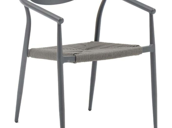 Πολυθρόνα Anthea 0044-125-014 56x61x75cm Grey