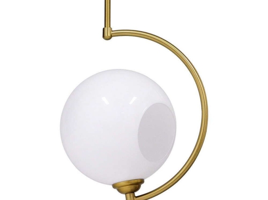 Φωτιστικό Οροφής Isla 00898 1xE27 Φ20x33cm Gold-White GloboStar