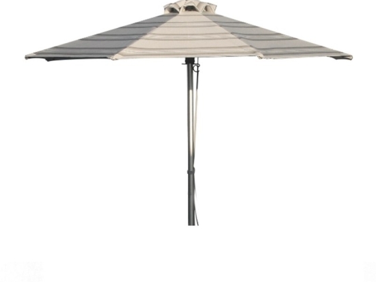 Ομπρέλα Επαγγελματική Fiji 01-00-1234 290gr/m² Φ2m Striped Beige-Silver
