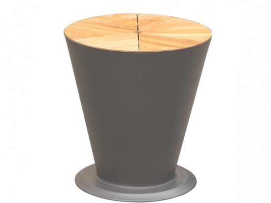 Τραπέζι Icoo 01-00-1776 Με Κάδο Πάγου Φ38x41,5cm Anthracite-Oak