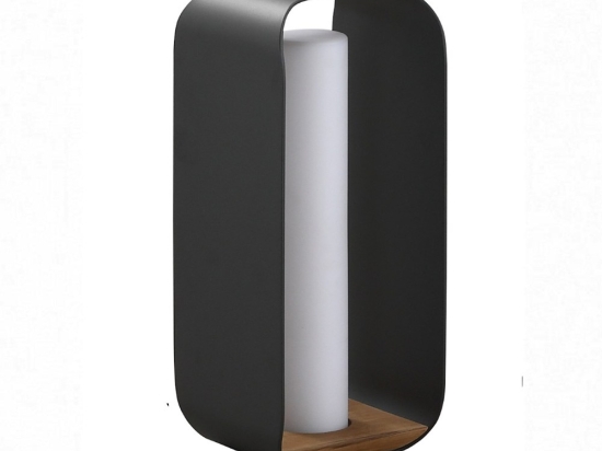 Φωτιστικό Δαπέδου Led Onda 01-00-2149 25x25x60,5cm Anthracite Higold